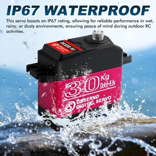 Miniatura 6 de Servo motor de 66.1 lbs Servo digital de alto par RC piezas para automóviles RC a escala 1/10 y Crawlers Slash 4x4 4x4 VXL TRX-4 SCX10 III