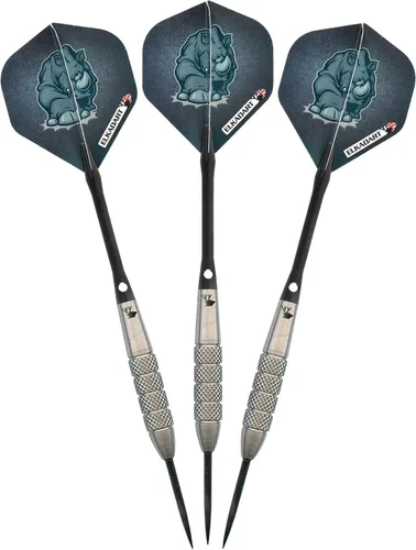 Elkadart Rhino - Dardos de punta de acero de tungsteno 80% con estuche de almacenamiento/viaje