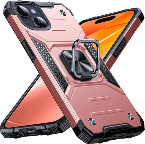 Miniatura 101 de Anqrp Funda resistente para iPhone 6/7/8/SE/SE2 con soporte de anillo mejorado y agarre, grado militar, a prueba de golpes, resistente y robusta