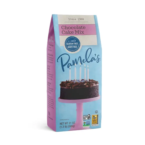 Miniatura 11 de Pamela's Products Mezcla de pastel sin gluten, vainilla clásica bolsas de 21 onzas (paquete de 6)