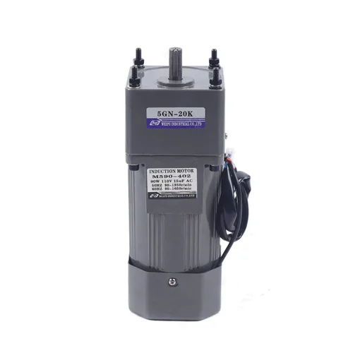 Miniatura 12 de 15W 10K AC110V 125 RPM Motor reductor de engranajes variable ajustable con controlador de velocidad para la industria