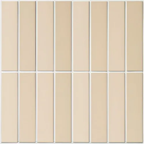 Miniatura 22 de Commomy Azulejos adhesivos negros más gruesos para despegar y pegar - 10 piezas de 12.0 x 12.0 pulgadas - Azulejos adhesivos 3D para salpicaduras