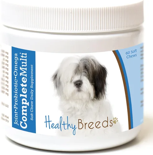 Miniatura 212 de Healthy Breeds Pug todo en uno multivitamínico suave masticable 60