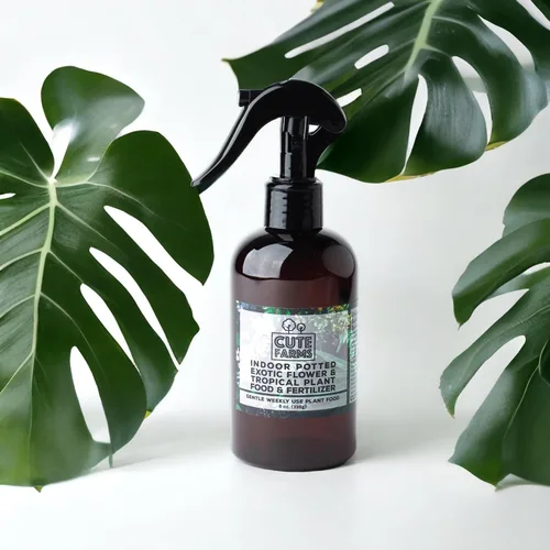 Miniatura 5 de Cute Farms Fertilizante para plantas tropicales y flores exóticas en maceta para interiores Fórmula suave de uso semanal para plantas