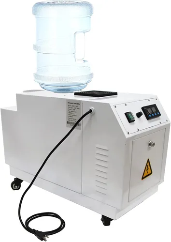 TECHTONGDA Humidificador ultrasónico comercial 6.6 lbs/h Fabricante de niebla fría portátil para sala grande invernadero almacén de hasta 200-500