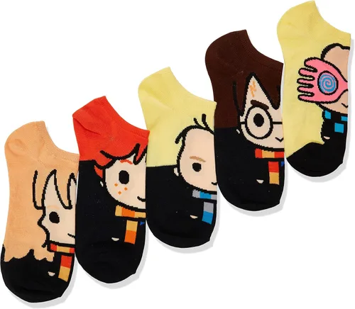 Miniatura 3 de Harry Potter Paquete de 5 calcetines invisibles unisex para niños