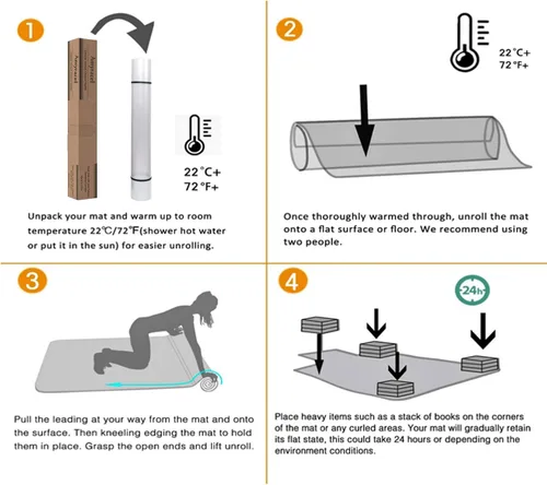 Miniatura 7 de Amyracel Tapete para silla de oficina para suelo de madera dura, tapete de escritorio para suelos de madera, tapete transparente para silla