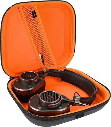 Miniatura 3 de Estuche duro para audífonos ATH-M50, M50x, ANC29, ESW10, WS77, AKG K545, K619, K167, SONY MDR-XB950, MDR-XB920, MDR-XB900 y más, funda de viaje Tela