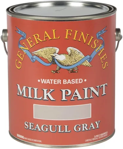 Miniatura 18 de General Finishes Pintura de leche a base de agua, 1 cuarto de galón, lino