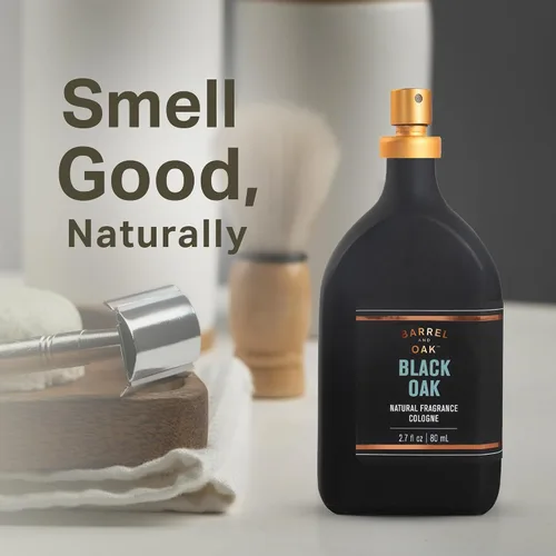 Miniatura 2 de Barrel & Oak Colonia para hombres, fragancias naturales a base de aceite esencial para hombre, colonia de hombre de larga duración para el día