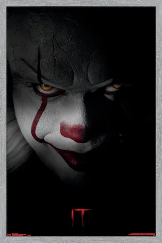 Miniatura 12 de Trends International IT-Pennywise - Póster de pared, 14.725 x 22.375 pulgadas, versión enmarcada de madera de granero