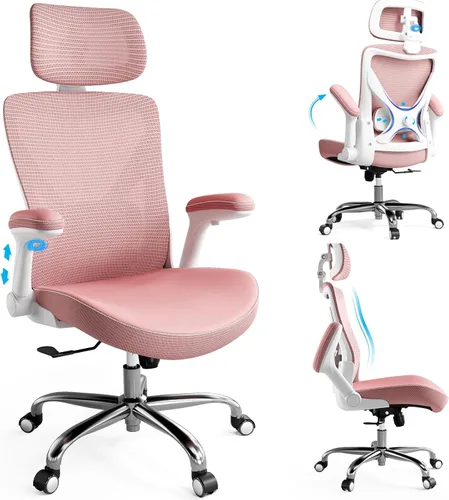 Miniatura 17 de Ergalithic Silla de Oficina Ergonómica para Hogar y Computadora - Silla X en Forma de Malla con Cuero PU y Soporte Lumbar Ajustable - Silla
