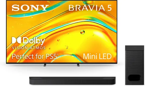 Miniatura 13 de Sony BRAVIA 5 55-Pulgadas 4K Mini LED Smart TV (K-55XR50, 2025) y Barra de Sonido BRAVIA Theater Bar 6 3.1.2ch con Subwoofer Inalámbrico en Paquete