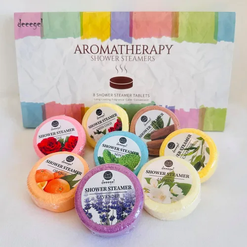 Vaporizadores de ducha de aromaterapia, regalos de cumpleaños para mujeres, paquete de 8 (1.41 onzas/1.41 oz), regalos para el día de la madre,