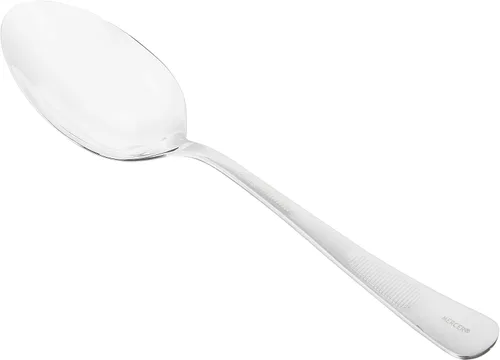 Mercer Culinary Cuchara de Emplatar de Acero Inoxidable 18-8 con Cuenco Sólido, 9 Pulgadas, Plateado
