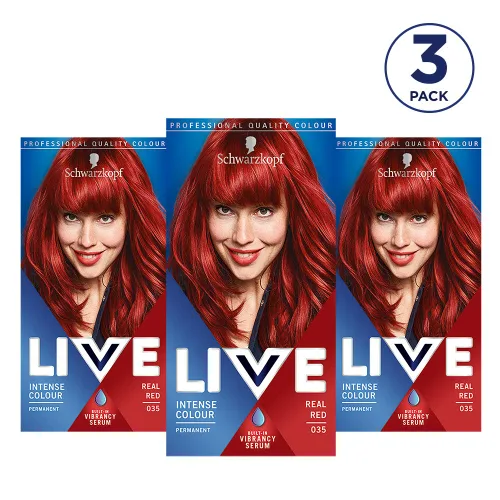 Miniatura 2 de Schwarzkopf Live Intense - Tinte permanente para el cabello, rojo real (número 35), 4.8 fl oz