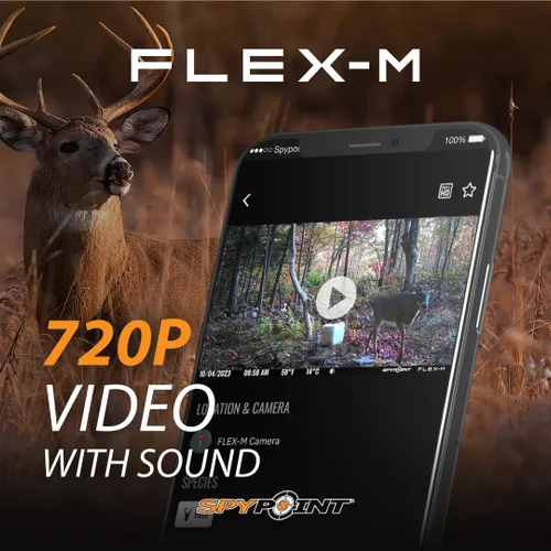 Miniatura 6 de SPYPOINT Flex-M Solar Bundle - Cámara de rastreo celular con panel solar, lo mejor en accesorios de caza, no necesita WiFi