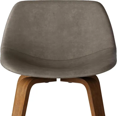 Miniatura 5 de SIMPLIHOME Randolph Taburetes de mostrador (juego de 2) – asientos de cocina tapizados de madera curvada de 28 pulgadas de altura de asiento