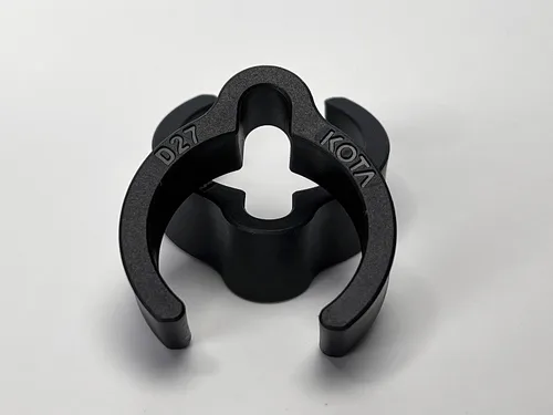 Miniatura 3 de KOTA Clips de manguera de polvo compatibles con manguera Festool Vacuum 1.063 in - Fabricado en Estados Unidos (negro)