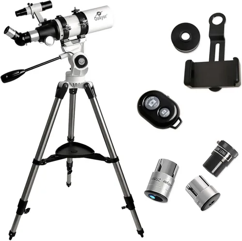Miniatura 8 de Gskyer Telescopio, telescopios para adultos, telescopio refractor astronómico AZ de 80 mm para niños, astronomía para adultos, alcance de tecnología
