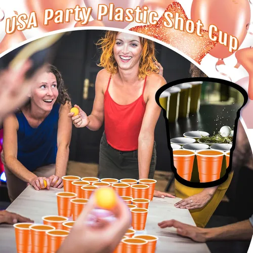 Miniatura 3 de Layhit Paquete de 200 vasos de chupito de plástico de 2 onzas, vasos desechables, vasos de boda, fiesta de cumpleaños, suministros para servir