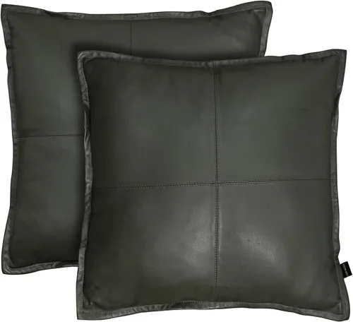 Miniatura 130 de Funda de almohada de piel de cordero – Funda de cojín decorativa para sofá – Fundas para sala de estar y dormitorio, 22 x 22 pulgadas – Paquete de 2