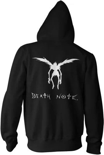 Miniatura 3 de Ripple Junction Death Note - Sudadera unisex con capucha de forro polar con cremallera completa para adultos