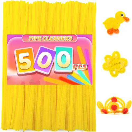 Miniatura 28 de Praisebank Limpiapipas marrones para manualidades, 200 piezas, tallos de felpilla para proyectos de bricolaje, suministros de arte y manualidades