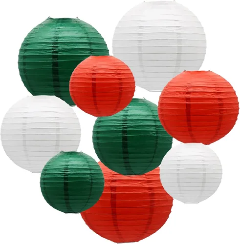 Miniatura 9 de Lámparas de papel para decoración de fiesta, lámparas colgantes redondas rosa, púrpura y azul para fiesta temática de sirena, cumpleaños de niñas