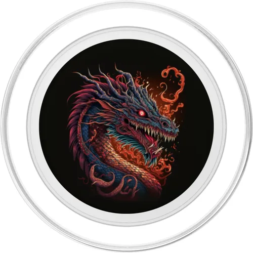 Miniatura 2 de Cool Fantasy Chinese Asian Dragon PopSockets MagSafe PopGrip para iPhone