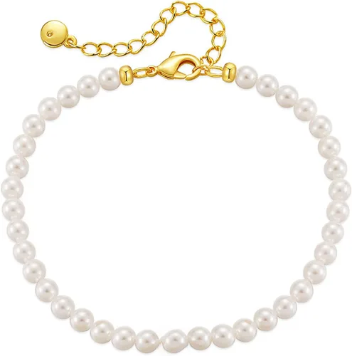 Miniatura 37 de Delicadas pulseras de oro para mujer, chapado en oro 18, ajustable, mal de ojo, mariposa, cuentas, perla, corazón, turquesa, hecha a mano para mujer
