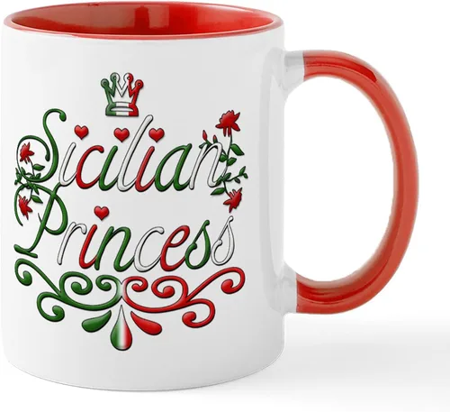 Miniatura 12 de CafePress Sicilia Mug - Taza de café de cerámica (11.0 fl oz)