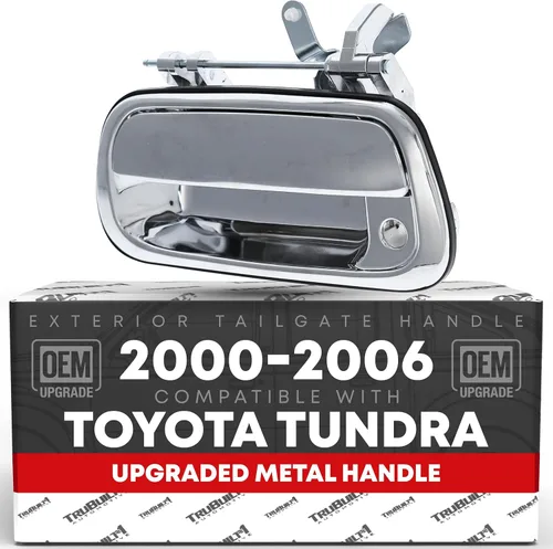 Ensamblaje del pestillo de la manija del portón trasero, metal mejorado con carcasa de plástico, compatible con Toyota Tundra 2000-2006, montaje de