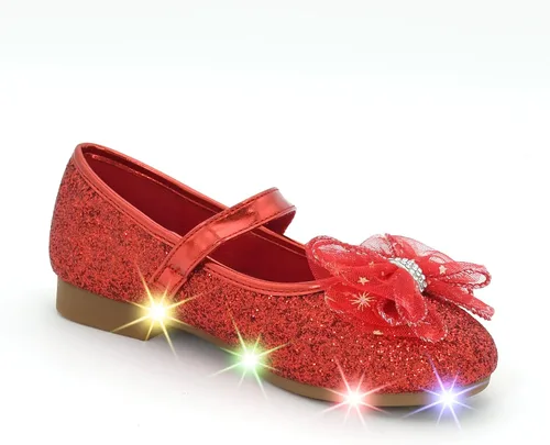 Miniatura 5 de Nova Utopia - Zapatos planos con luces para niñas pequeñas, estilo Mary Jane, para ballet