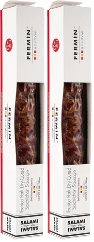 Miniatura 8 de Fermin Salchichón Ibérico Ibérico Curado en Seco, 7 oz