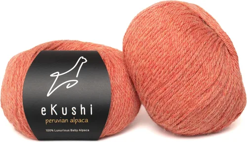 Miniatura 36 de 100% Hilo de Alpaca para Bebé para Tejer y Ganchillo - Juego de 3 Madejas de Hilo Premium DK - Ligero, Hipoalergénico y Térmico Hecho en Perú - N010