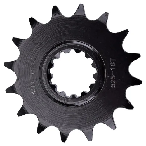 Juego de piñones delanteros y traseros de cadena 525 16T 47T compatible con TDM900 5PS TDM900A ABS FZ8 FZ8N FZ8S FZ 8 Series Motocicletas (delantera)