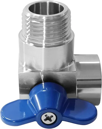 Miniatura 5 de Beduan 1/2" NPT mini válvula de bola macho a hembra de acero inoxidable de 90 grados de acero inoxidable válvula de cierre