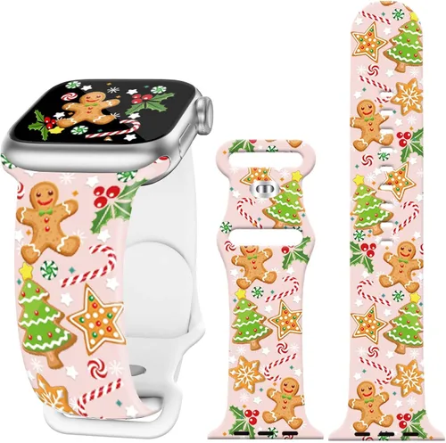 Miniatura 17 de Bandas de reloj de vacaciones compatibles con Apple Watch para mujeres y hombres de 38mm 40mm 41mm 42mm 44mm 45mm 46mm 49mm, para iPhone, iWatch