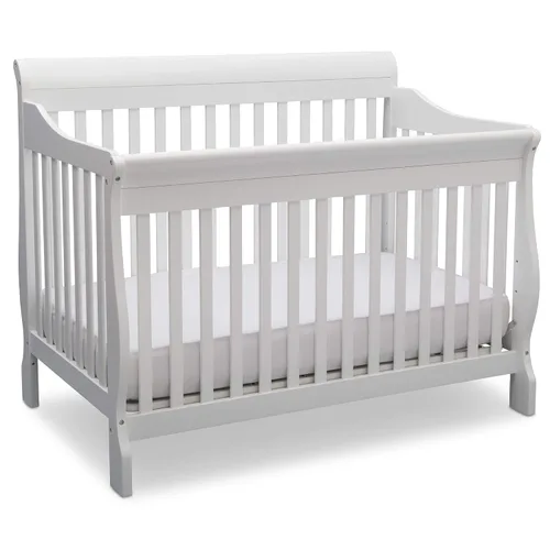 Miniatura 18 de Simmons Kids Carter - Cuna convertible 6 en 1, certificado Greenguard Gold, color blanco bianca