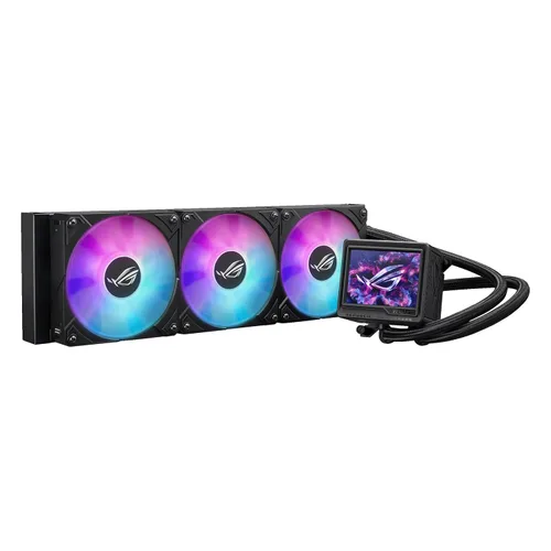 Miniatura 8 de ASUS ROG Ryujin III 360 ARGB Enfriador de CPU líquido todo en uno con radiador de 360 mm. Bomba Asetek de 8ª generación, 3 ventiladores ARGB