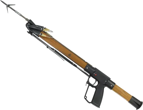 Miniatura 4 de Fusil submarino especial AB Biller de 32 pulgadas, caoba