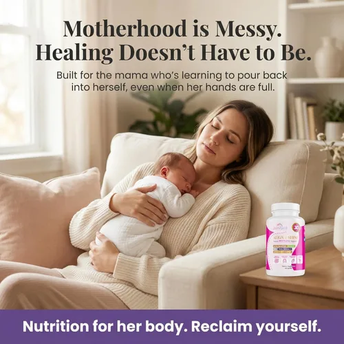 Miniatura 2 de Align & Shine - Vitaminas posnatales para mujeres, DHA, hierro, folato, vitamina B12 y mio-inositol, recuperación posparto, amigable
