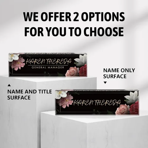 Miniatura 6 de Placa de nombre de oficina personalizada, regalos personalizados para mujeres y hombres, regalos de agradecimiento para empleados, jefes, jamaica