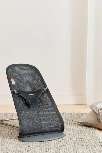 Miniatura 7 de BabyBjörn Bouncer Bliss Silla de rebote para bebé, Malla, Antracita Gris Beige