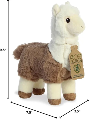 Miniatura 7 de Aurora® Eco Nation™ - Peluche de alpaca de dos tonos hecho responsablemente, ideal para aventuras de juego, perfecto para cumpleaños o simplemente