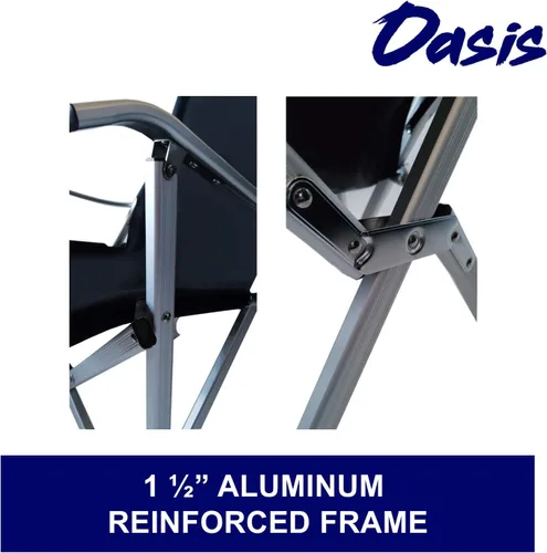 Miniatura 4 de Silla plegable Oasis Cool con tecnología de silla de asiento, capacidad de peso de 250 libras