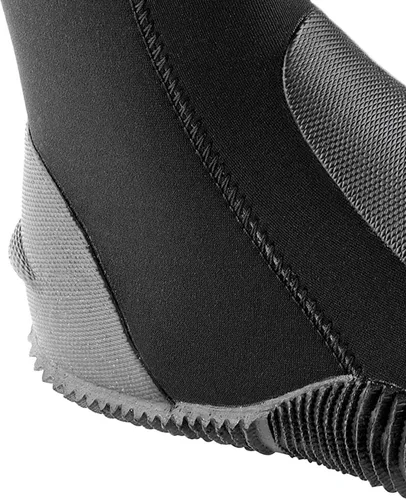 Miniatura 8 de Botas de agua de tripulación unisex para adultos para buceo, surf, barranquismo, grosor de neopreno de 5 mm - Isla: diseñado en Italia Negro/Negro