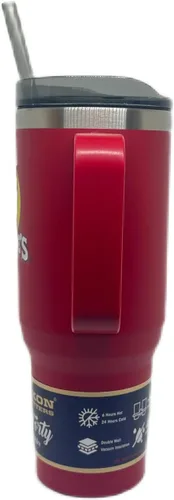 Miniatura 2 de Buc-ee's Vaso aislado con adhesivo del orgullo de Estados Unidos
