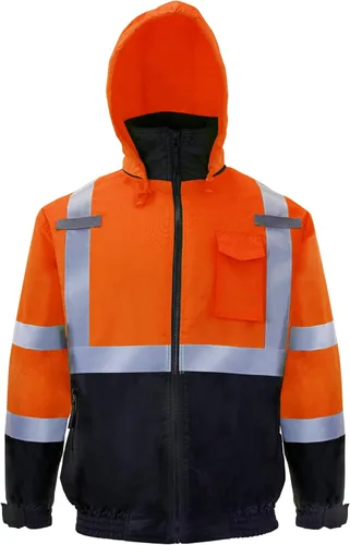 Miniatura 3 de Jorestech- Chaqueta impermeable de alta visibilidad ANSI/ISEA 107-2015 Clase 3, nivel 2. Naranja